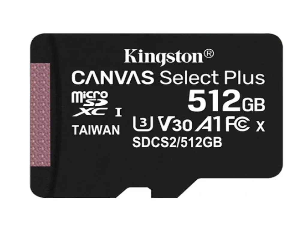 Kingston Memorije kartice KINGSTON SDCS2/512GB/microSD/512GB/Class U1/100MB/s-85MB/s+adapter Slika 1